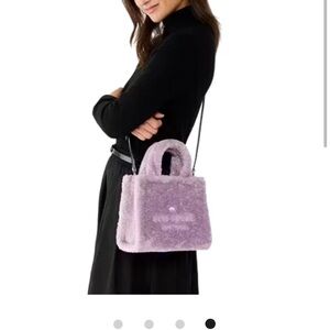 KATE SPADE ♠️ Ellie Lilac Faux Fur Mini Tote 👜 NWOT